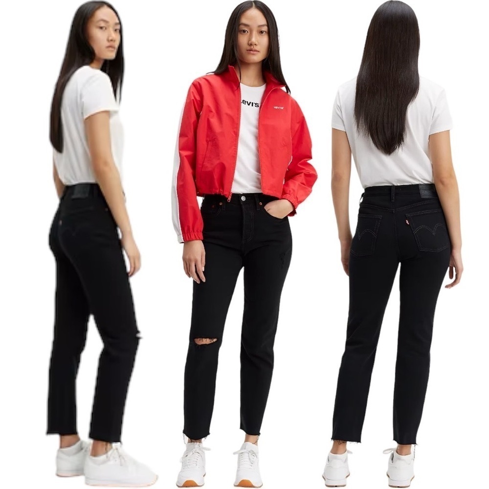 Levi's Premium WEDGIE FIT DISTRESSED ANKLE WOMEN'S JEANS